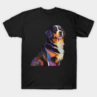 Bernese Mountain Dog Art T-Shirt